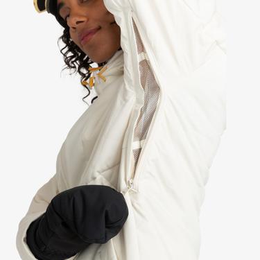  Roxy Radiant Lines Overhead Kadın Beyaz Snowboard Ceketi