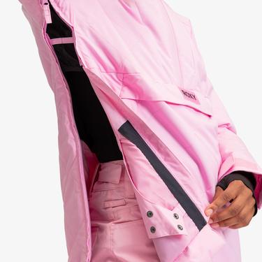  Roxy Radiant Lines Overhead Kadın Pembe Snowboard Ceketi