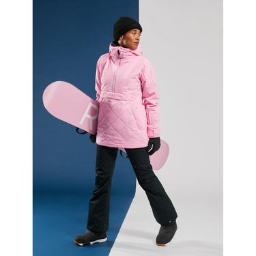  Roxy Radiant Lines Overhead Kadın Pembe Snowboard Ceketi