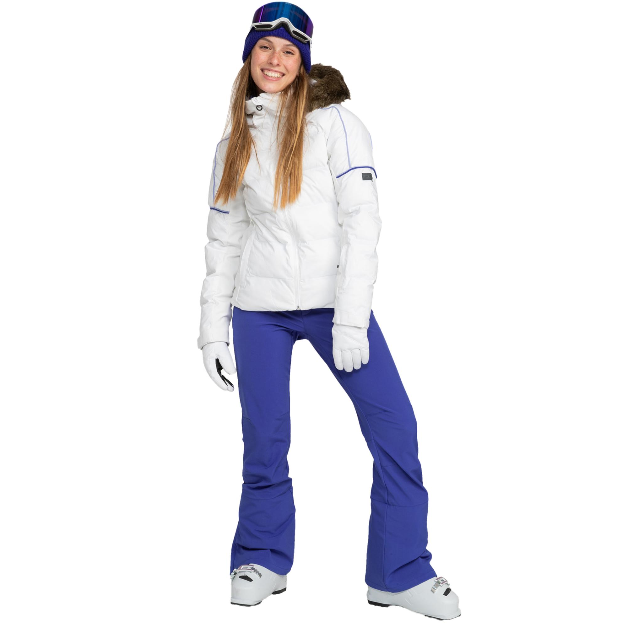 Roxy Snowblizzard Kadın Beyaz Snowboard Ceketi