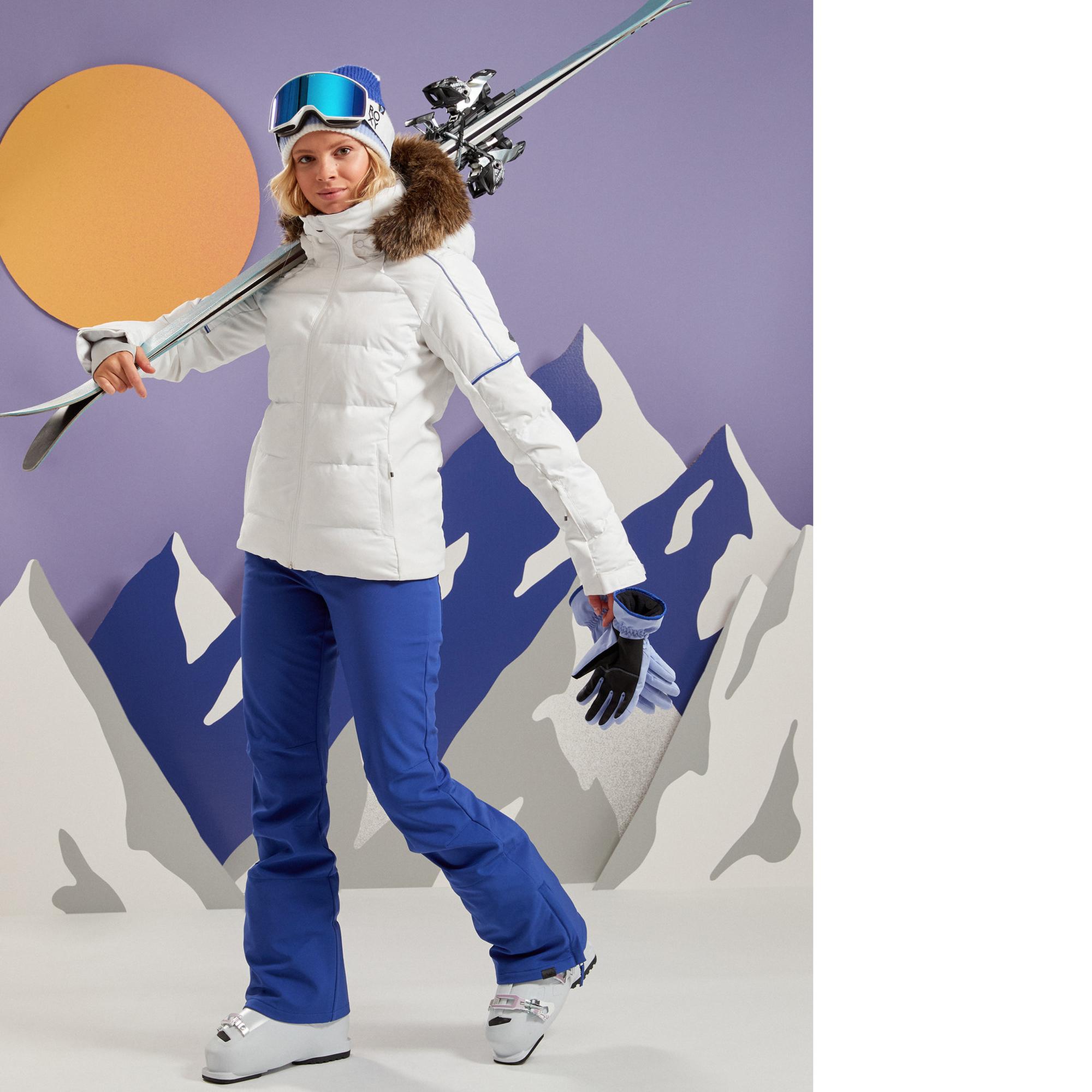 Roxy Snowblizzard Kadın Beyaz Snowboard Ceketi