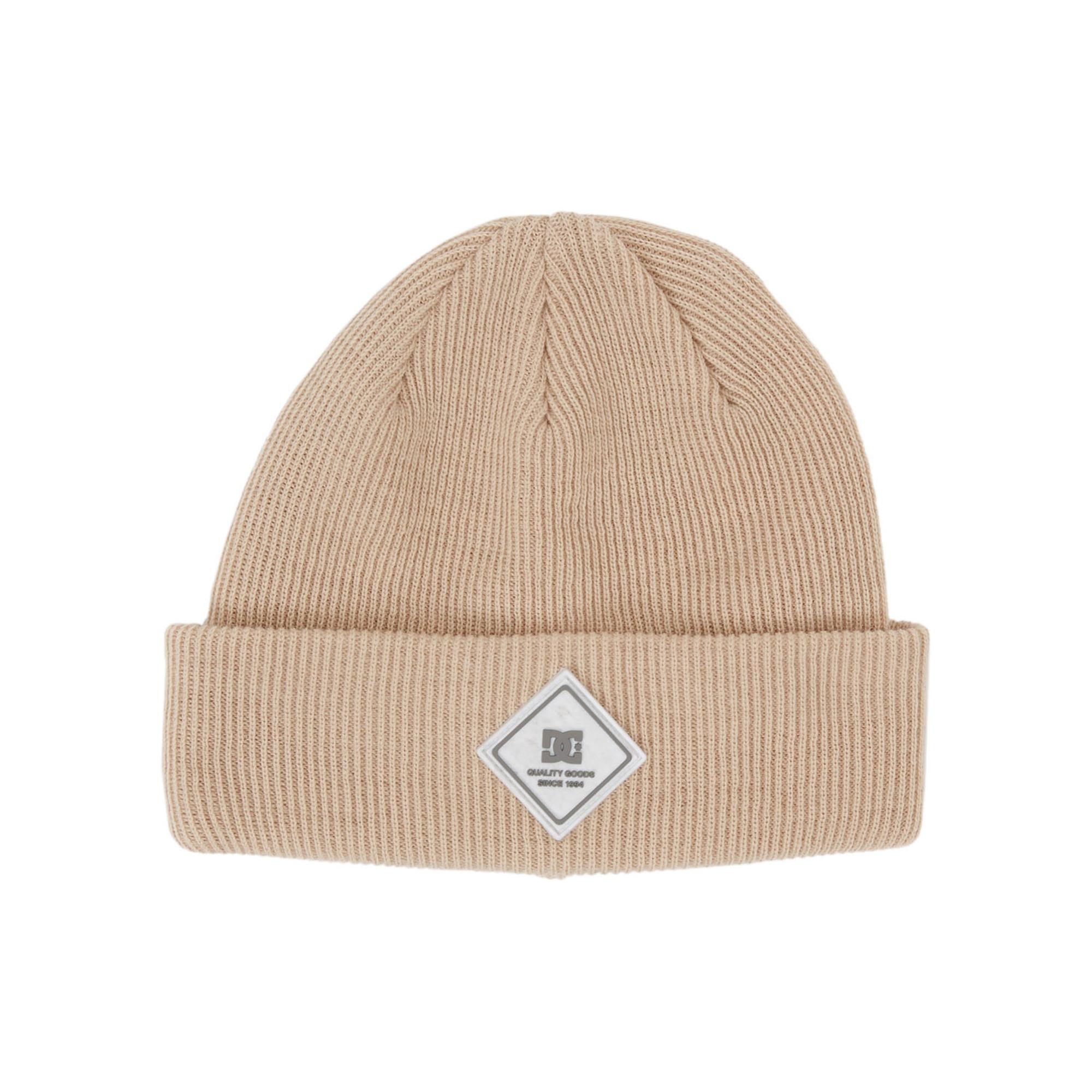 Dc Label Beanie Kadın Bej Bere