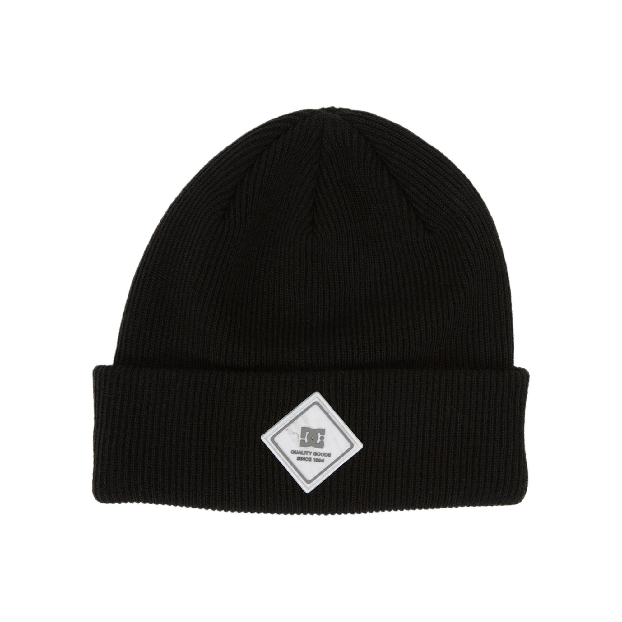 Dc Label Beanie Kadın Siyah Bere
