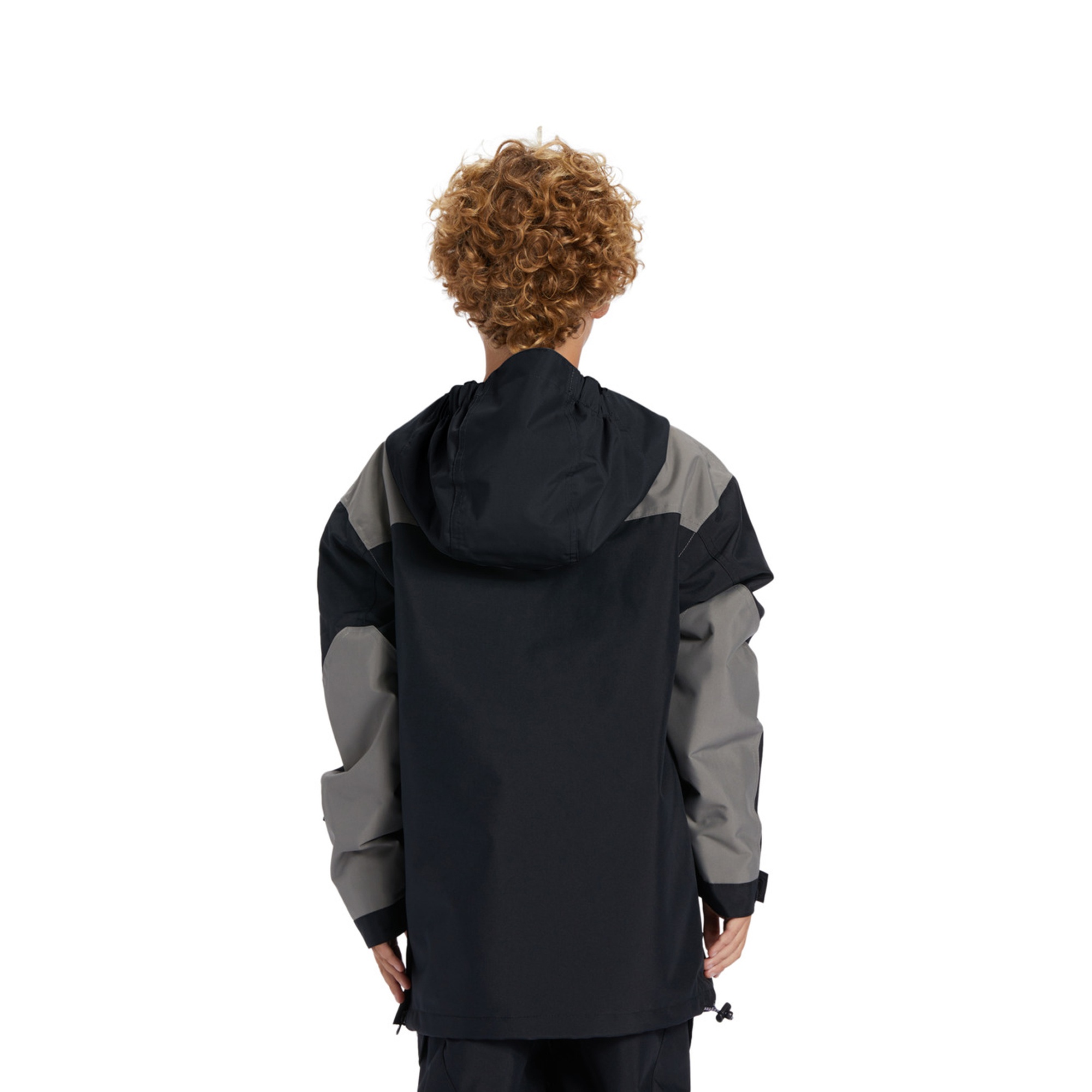 Dc-43 Youth Anorak Erkek Çocuk Siyah Snowboard Ceketi