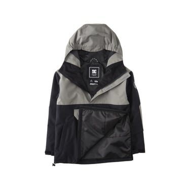 Dc-43 Youth Anorak Erkek Çocuk Siyah Snowboard Ceketi