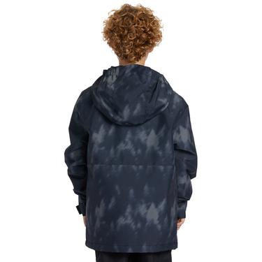  Dc Basis Print Youth Erkek Çocuk Siyah Snowboard Ceketi