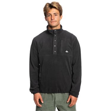  Quiksilver No Destination 2 Half Snap Erkek Siyah Polar