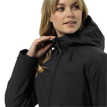  Jack Wolfskin Heidelstein Ins Kadın Siyah Outdoor Ceketi