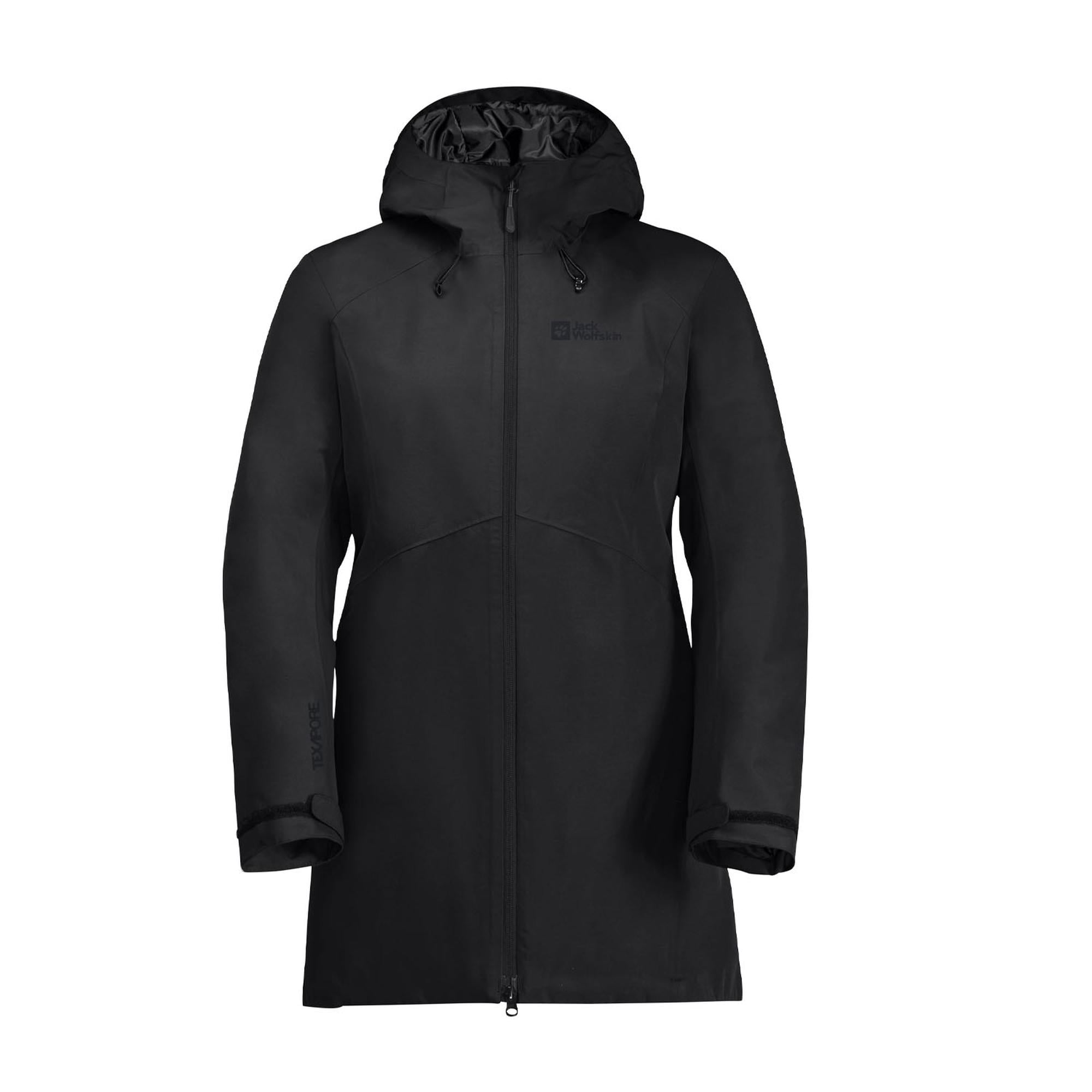Jack Wolfskin Heidelstein Ins Kadın Siyah Outdoor Ceketi