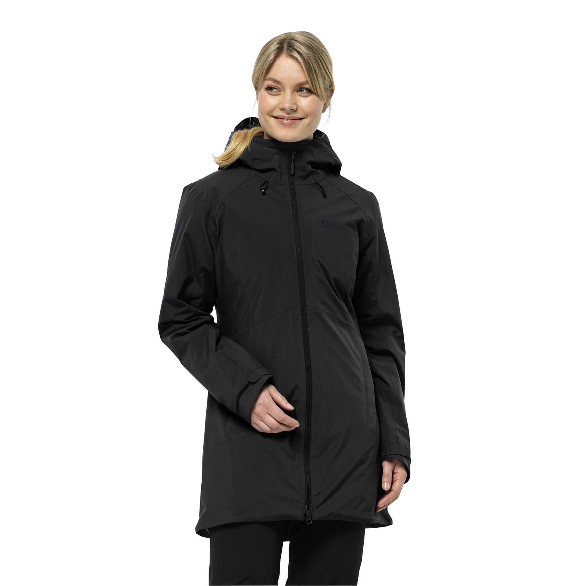 Jack Wolfskin Heidelstein Ins Kadın Siyah Outdoor Ceketi