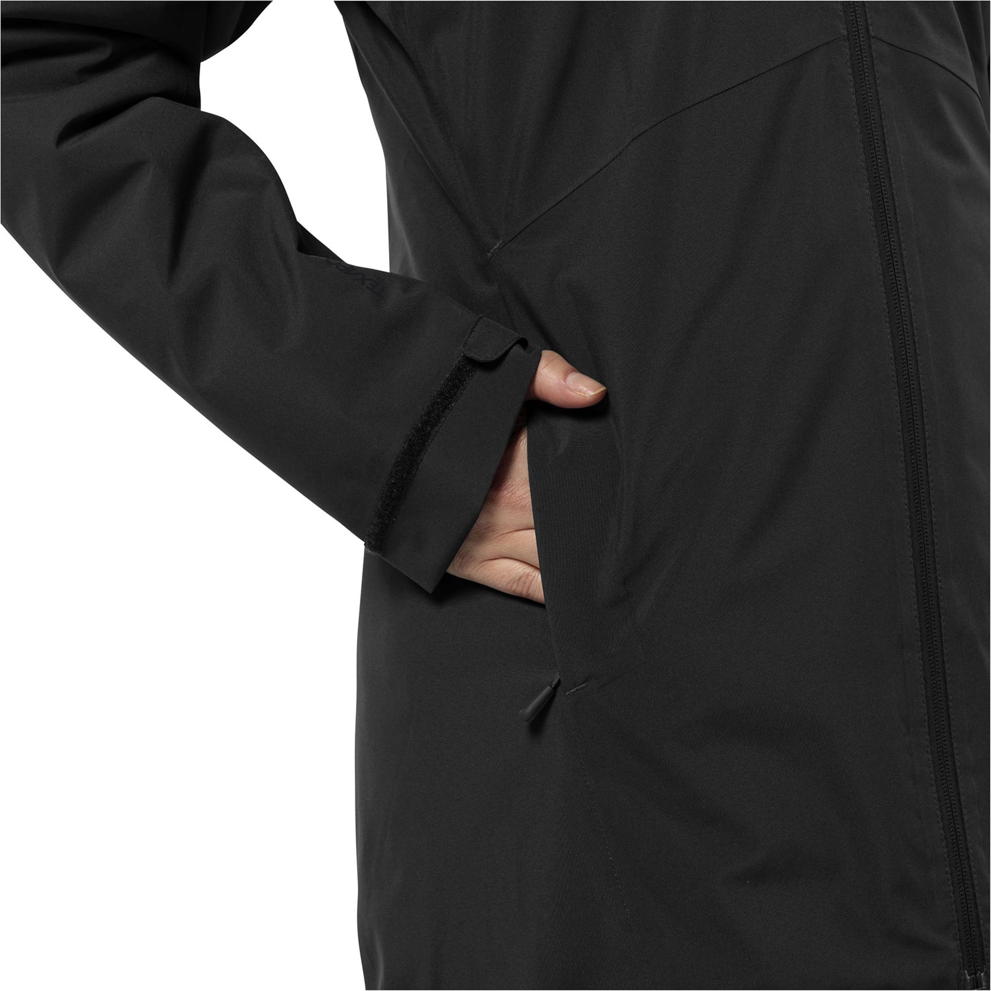 Jack Wolfskin Heidelstein Ins Kadın Siyah Outdoor Ceketi