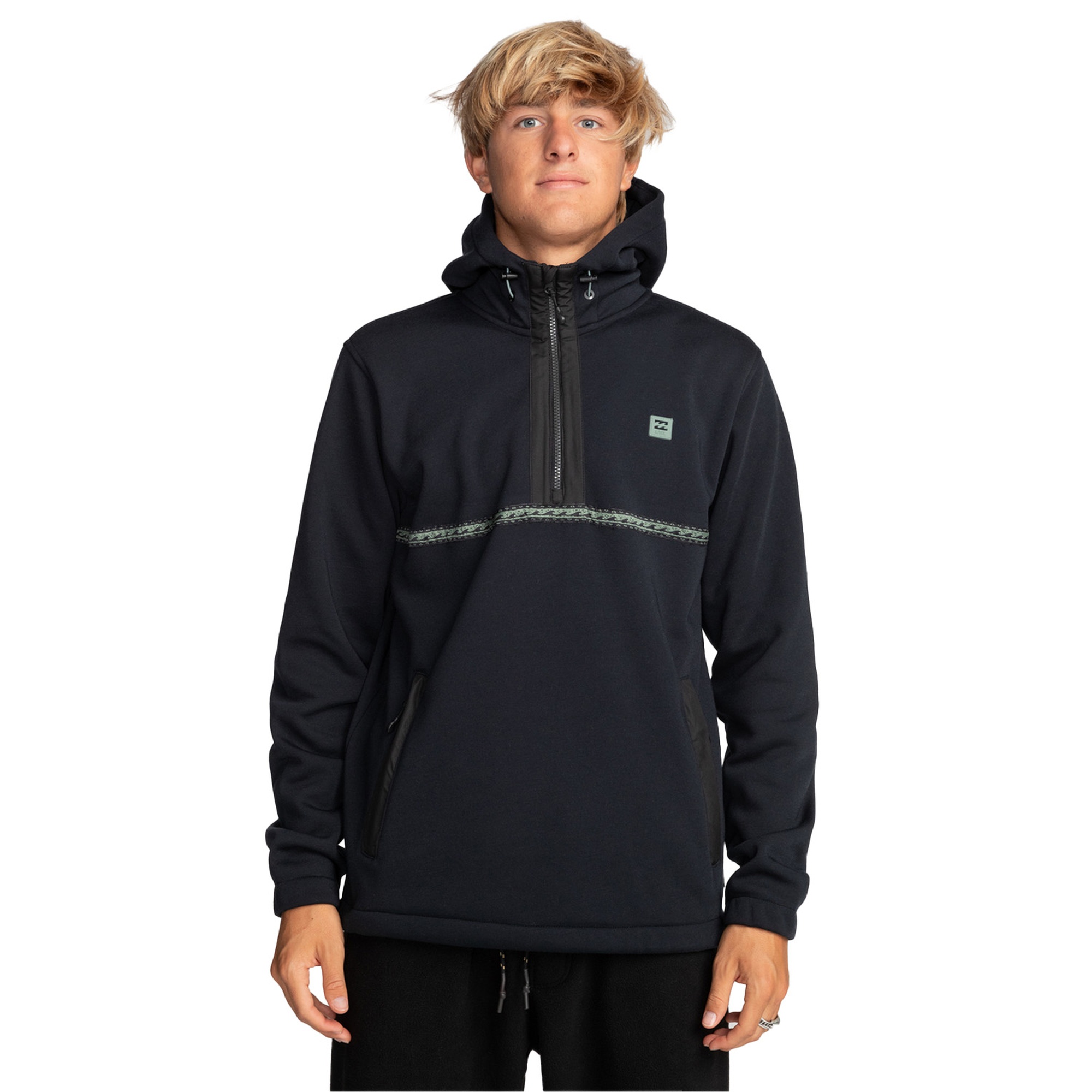 Billabong Pathfinder Pullover Erkek Siyah Fleece
