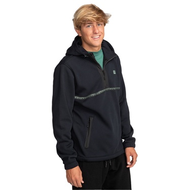  Billabong Pathfinder Pullover Erkek Siyah Fleece