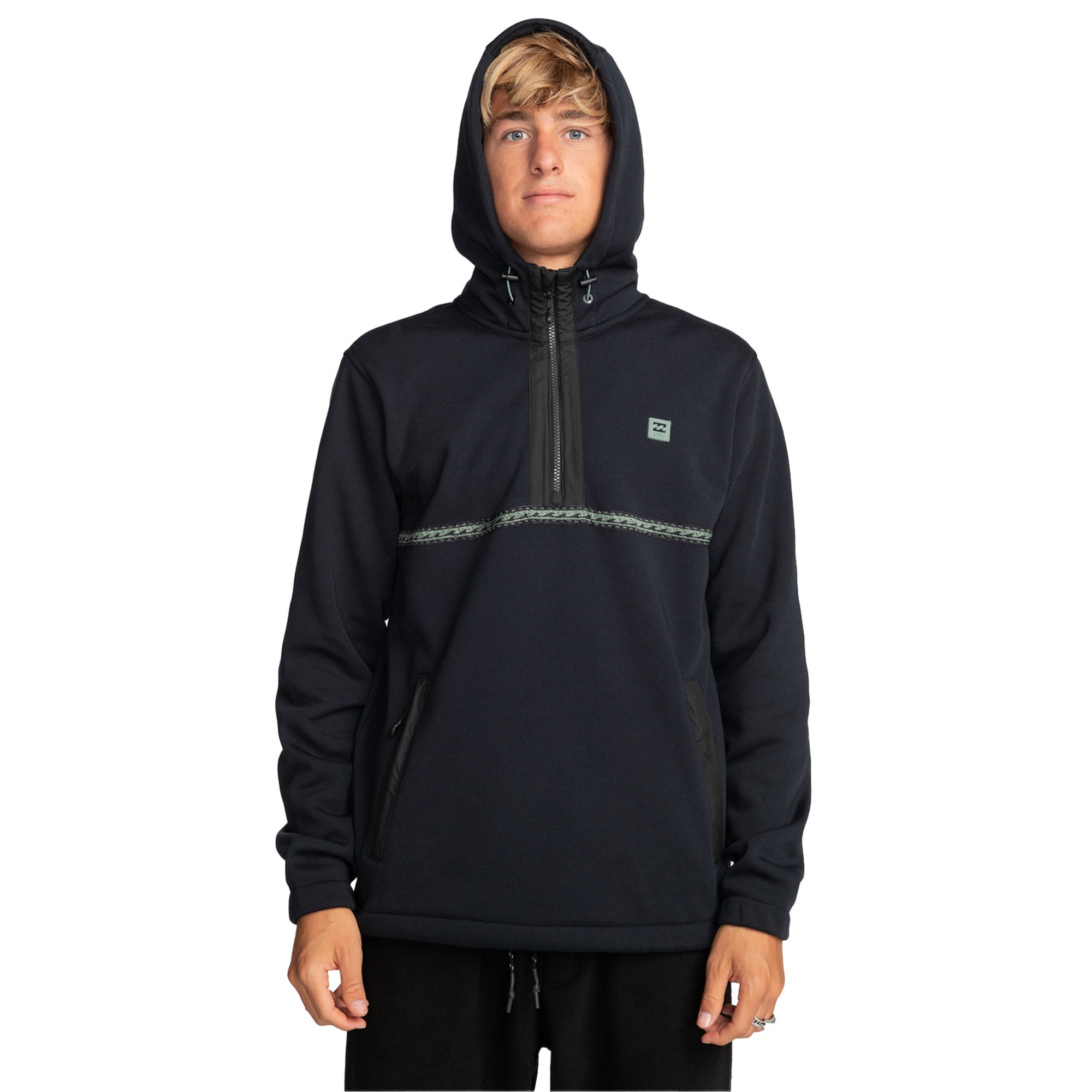 Billabong Pathfinder Pullover Erkek Siyah Fleece