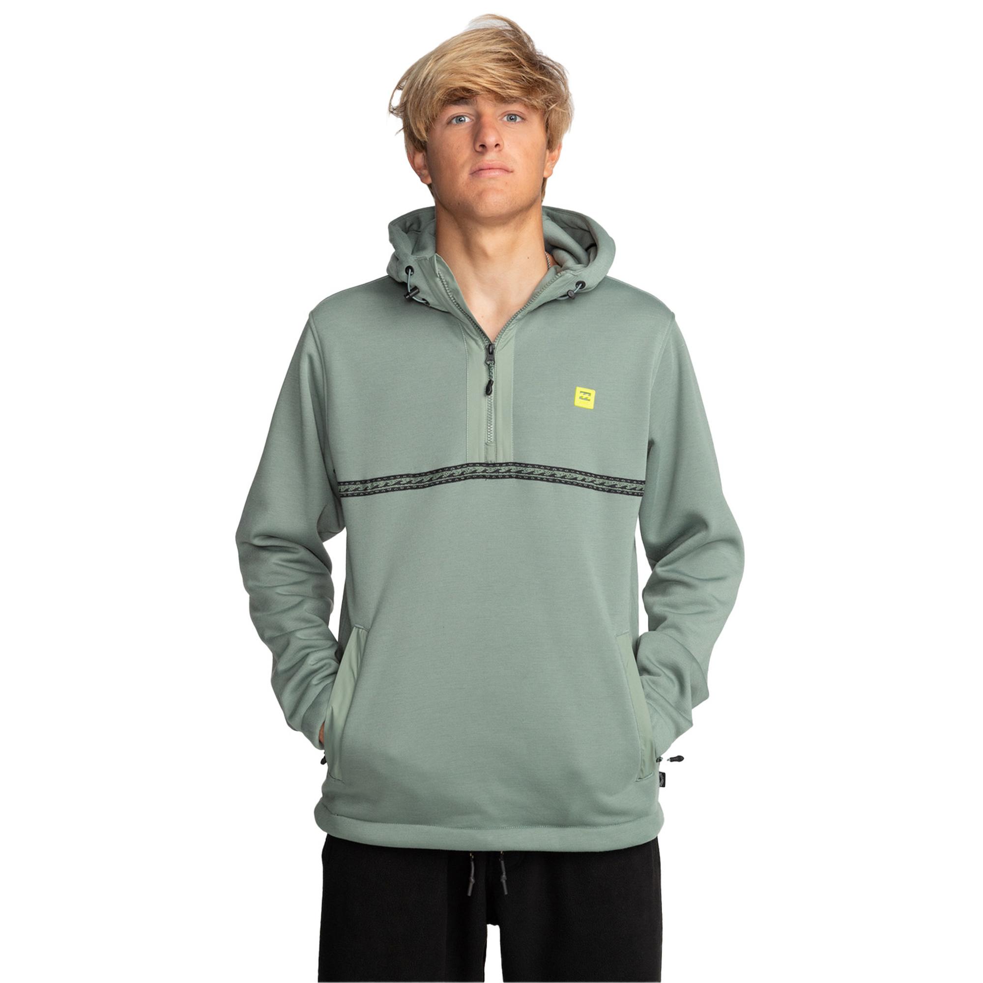 Billabong Pathfinder Pullover Erkek Yeşil Fleece