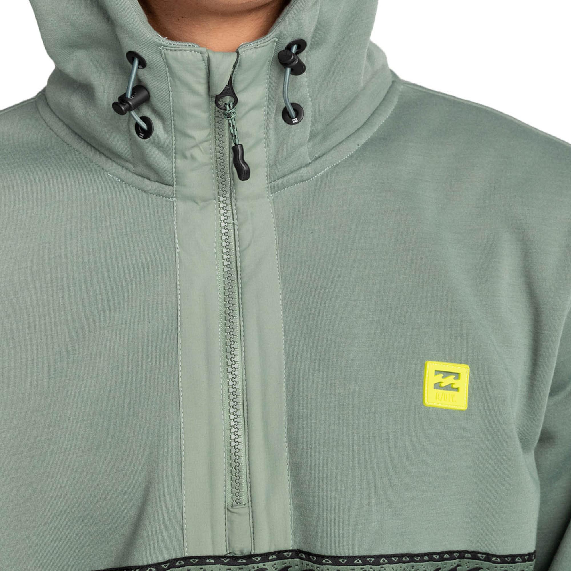 Billabong Pathfinder Pullover Erkek Yeşil Fleece