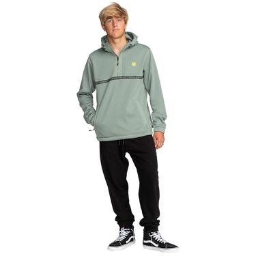  Billabong Pathfinder Pullover Erkek Yeşil Fleece