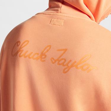  Converse Go-To Chuck 70 Loose Fit Pullover Unisex Turuncu Hoodie