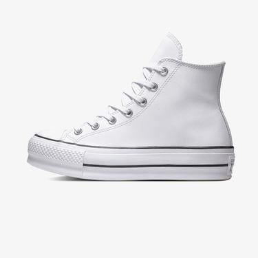  Converse Chuck Taylor All Star Leather Platform Unisex Beyaz Sneaker