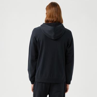  Converse Unisex Siyah Fermuarlı Hoodie