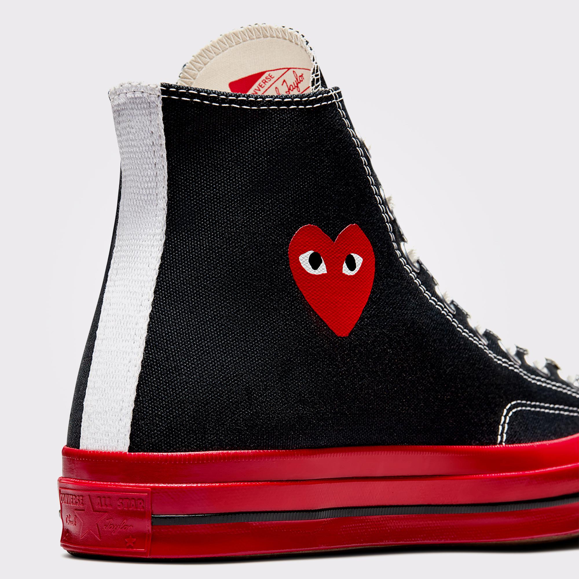 Converse X Comme Des Garçons Play Chuck 70 Unisex Siyah Sneaker