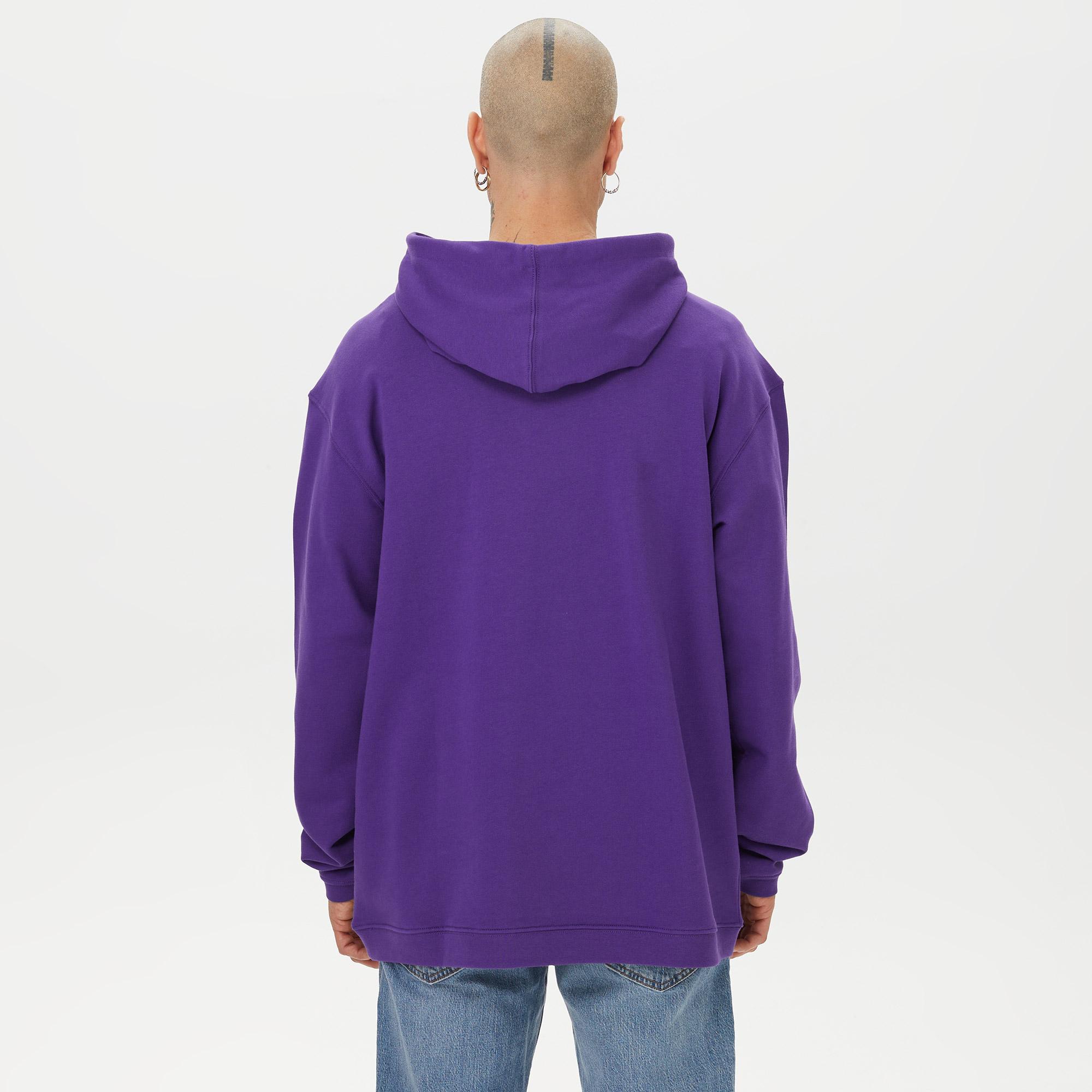 Les Benjamins Essential Erkek Mor Hoodie