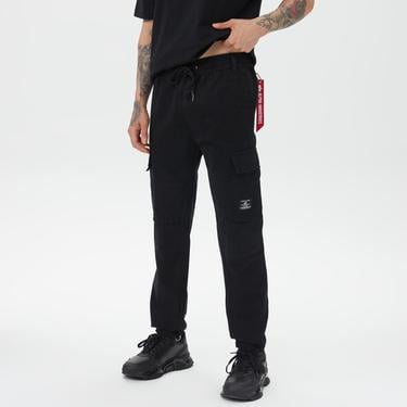  Alpha Industries Cotton Jogger Erkek Siyah Pantolon