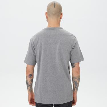  Alpha Industries Nasa Logo Print  Erkek Gri T-Shirt