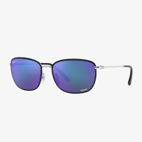  RAY-BAN Metal Unisex Mavi Güneş Gözlüğü