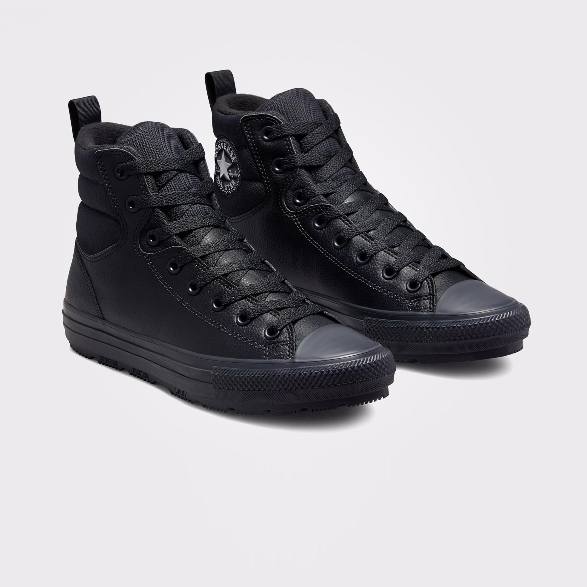 Converse Chuck Taylor All Star Faux Siyah Deri Berkshire Bot