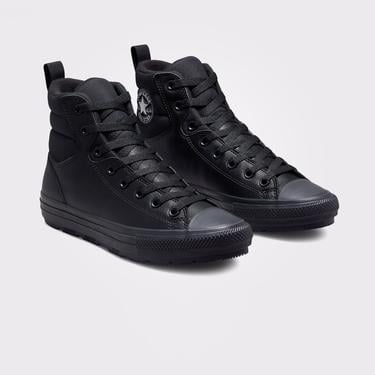  Converse Chuck Taylor All Star Faux Siyah Deri Berkshire Bot