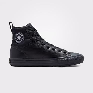  Converse Chuck Taylor All Star Faux Siyah Deri Berkshire Bot