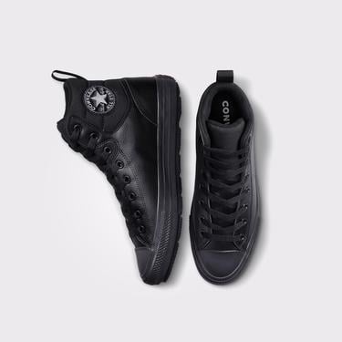  Converse Chuck Taylor All Star Faux Siyah Deri Berkshire Bot