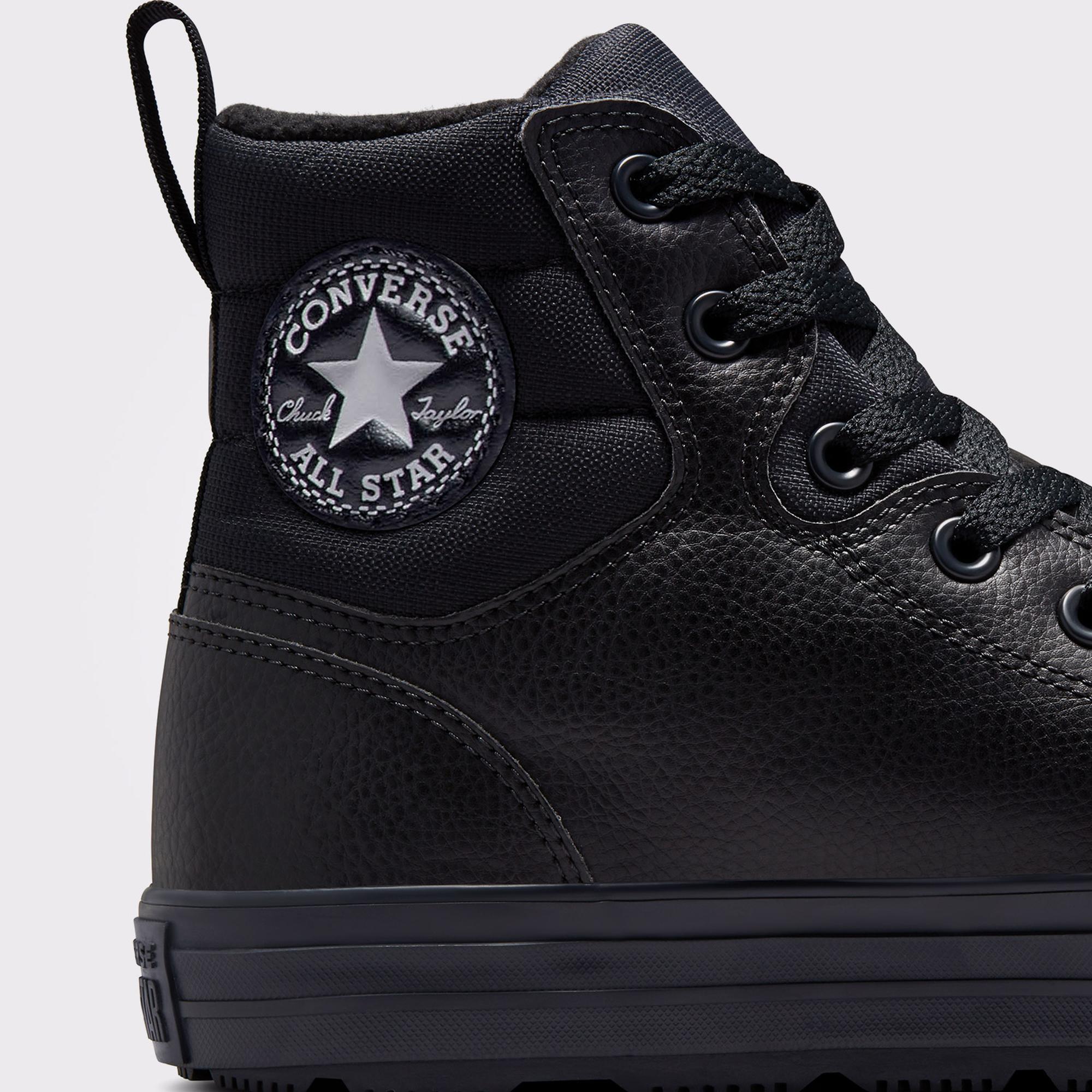 Converse Chuck Taylor All Star Faux Siyah Deri Berkshire Bot