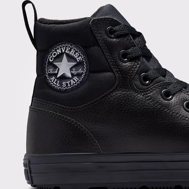  Converse Chuck Taylor All Star Faux Siyah Deri Berkshire Bot