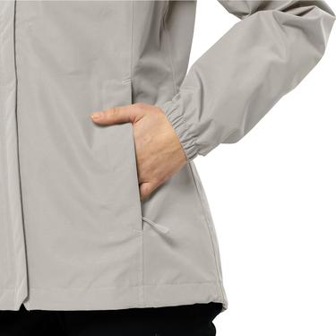  Jack Wolfskin Stormy Point 2l Kadın Bej Outdoor Ceketi