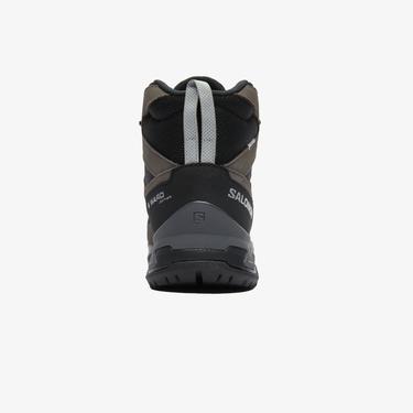  Salomon X Ward Leather Mid Gore-Tex Outdoor Bot Erkek Siyah Bot