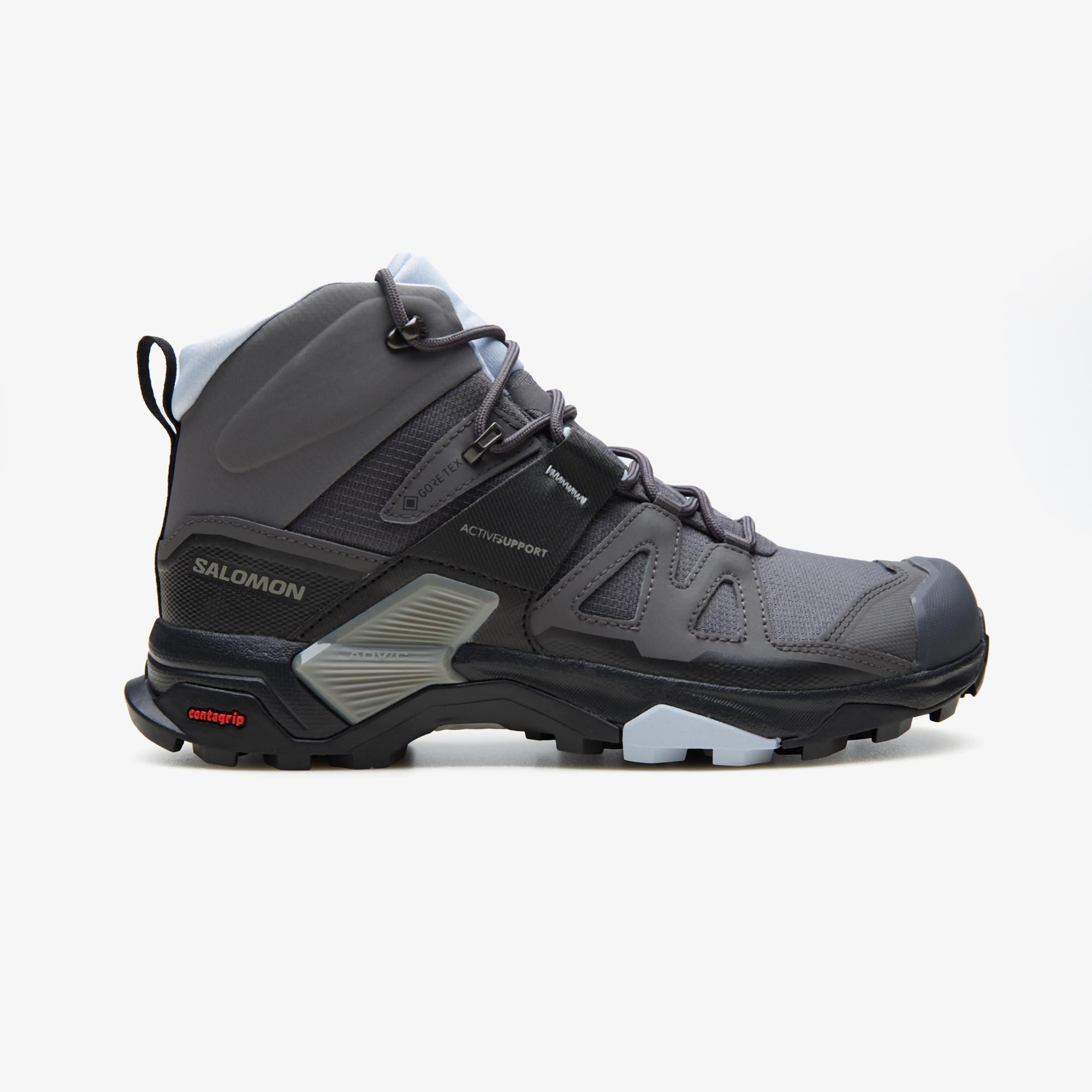 Salomon X Ultra 4 Mid Gore-Tex Kadın Gri Outdoor Ayakkabı