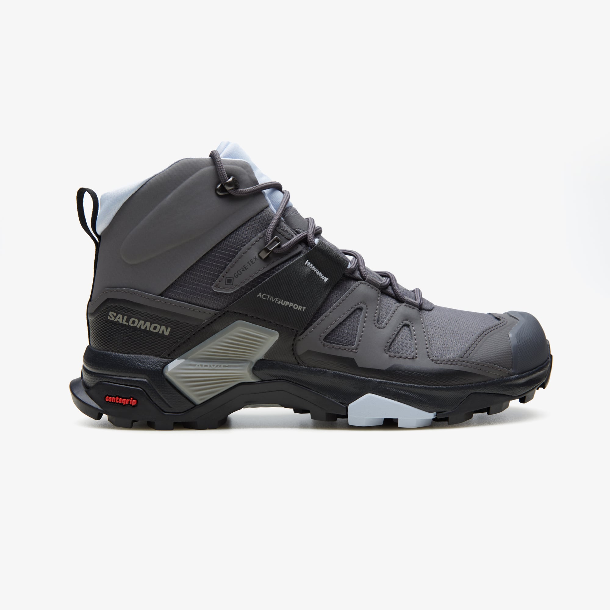  Salomon X Ultra 4 Mid Gore-Tex Kadın Gri Outdoor Ayakkabı