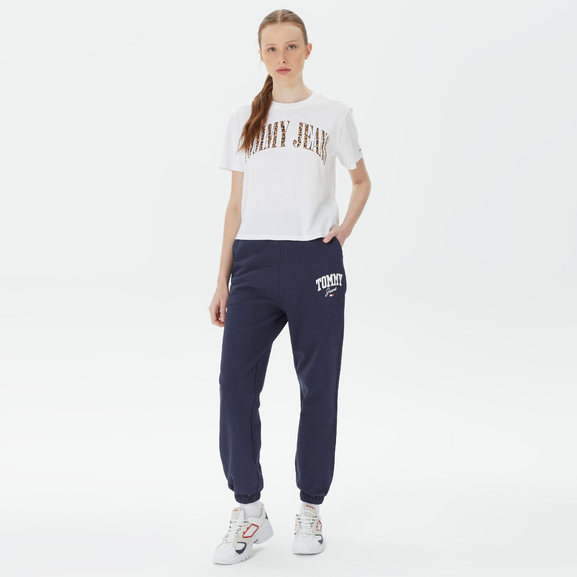 Tommy Hilfiger Relax New Varsity Kadın Lacivert Eşofman Altı