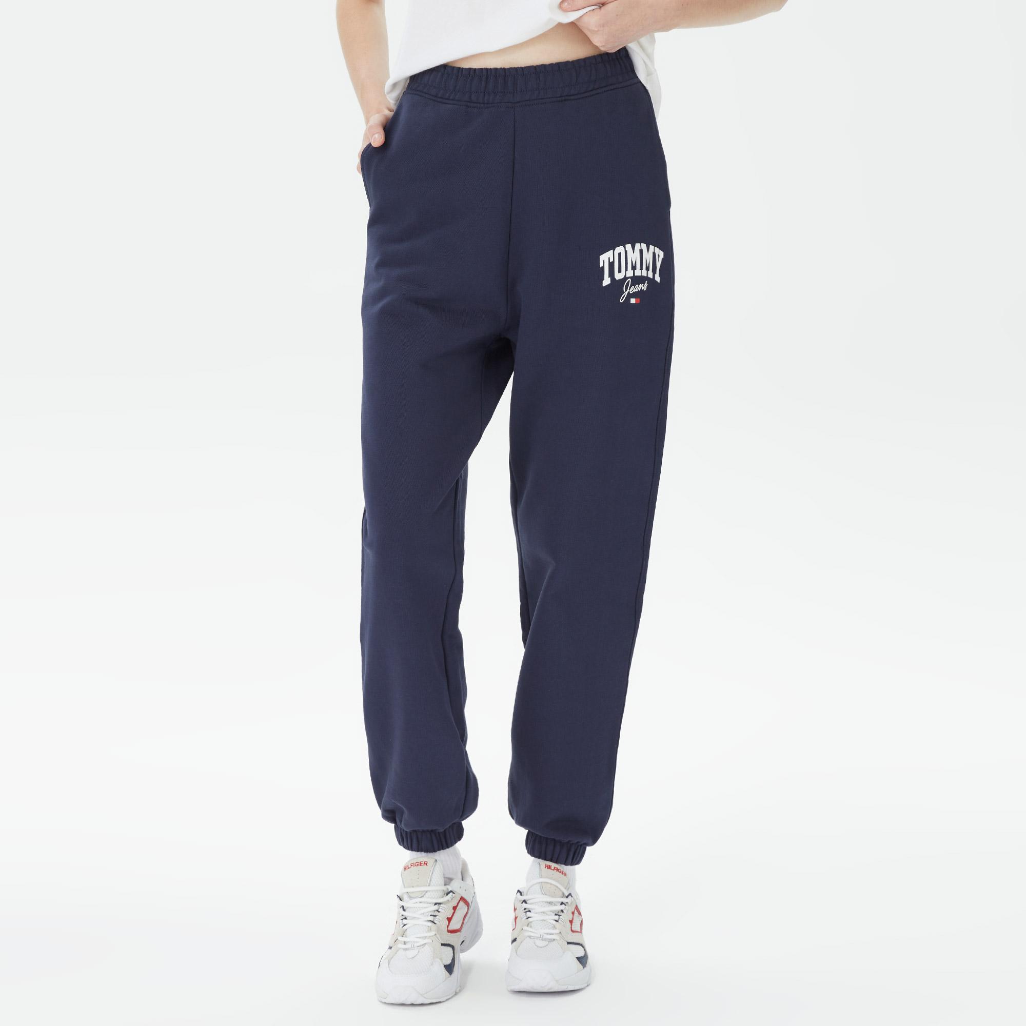 Tommy Hilfiger Relax New Varsity Kadın Lacivert Eşofman Altı