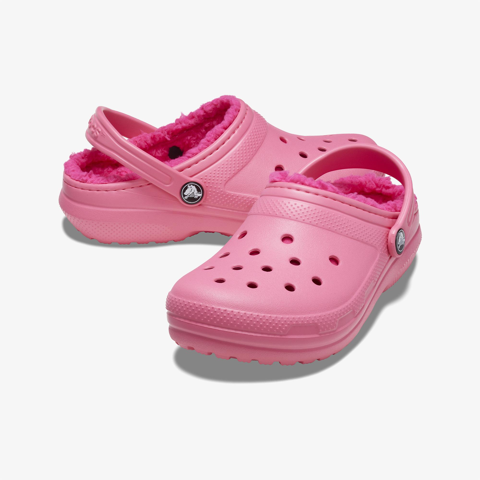 Crocs Classic Lined Clog T Çocuk Pembe Terlik