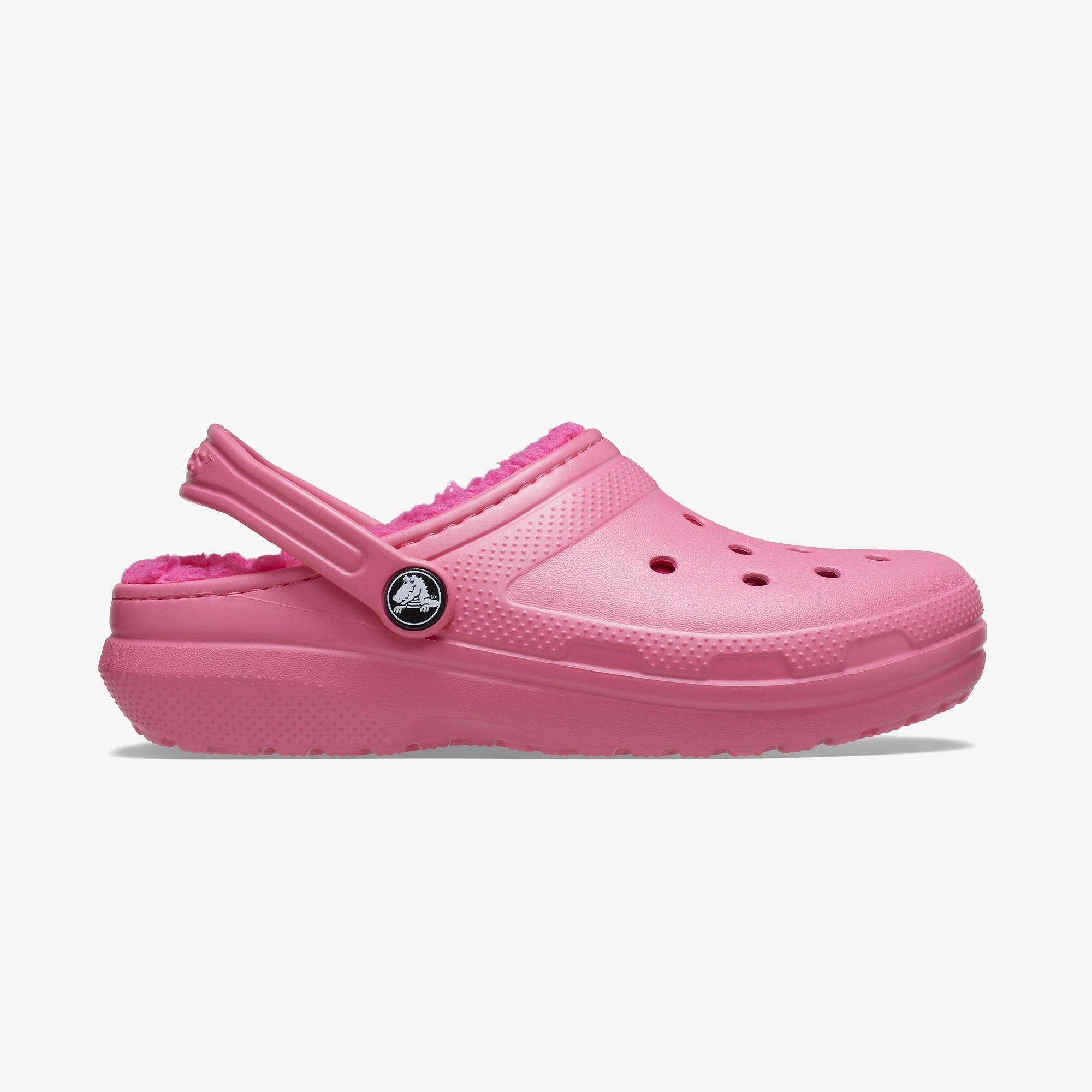 Crocs Classic Lined Clog T Çocuk Pembe Terlik