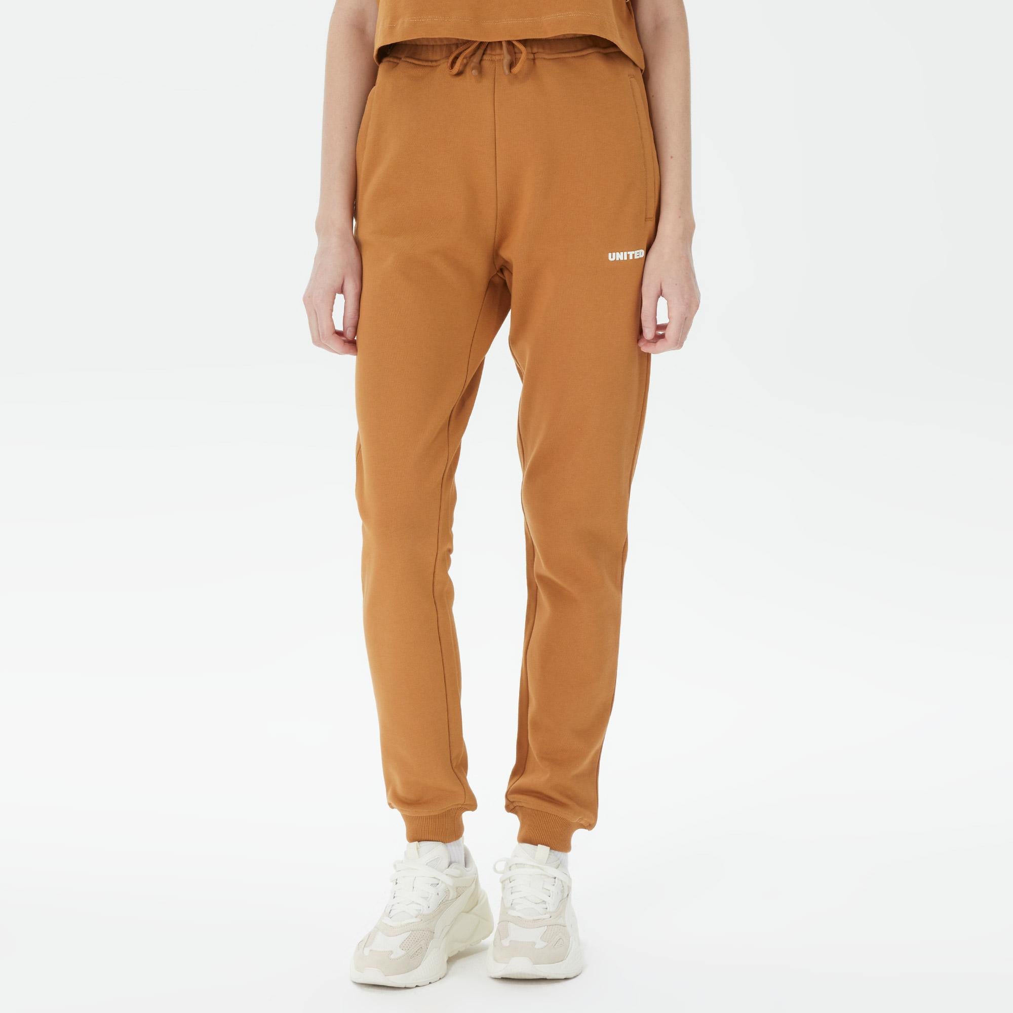 United Classic Kadın Kahverengi Eşofman Altı