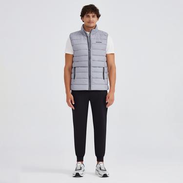  Skechers Outerwear Padded Erkek Gri Günlük Yelek