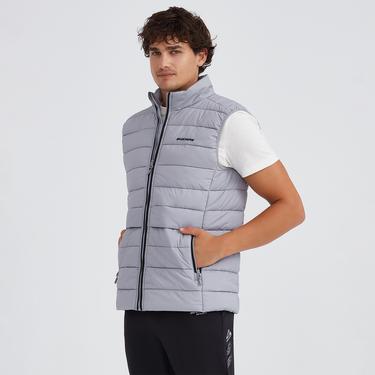  Skechers Outerwear Padded Erkek Gri Günlük Yelek