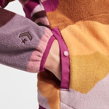  Converse Polar Fleece Printed Popover Kadın Renkli Sweatshirt