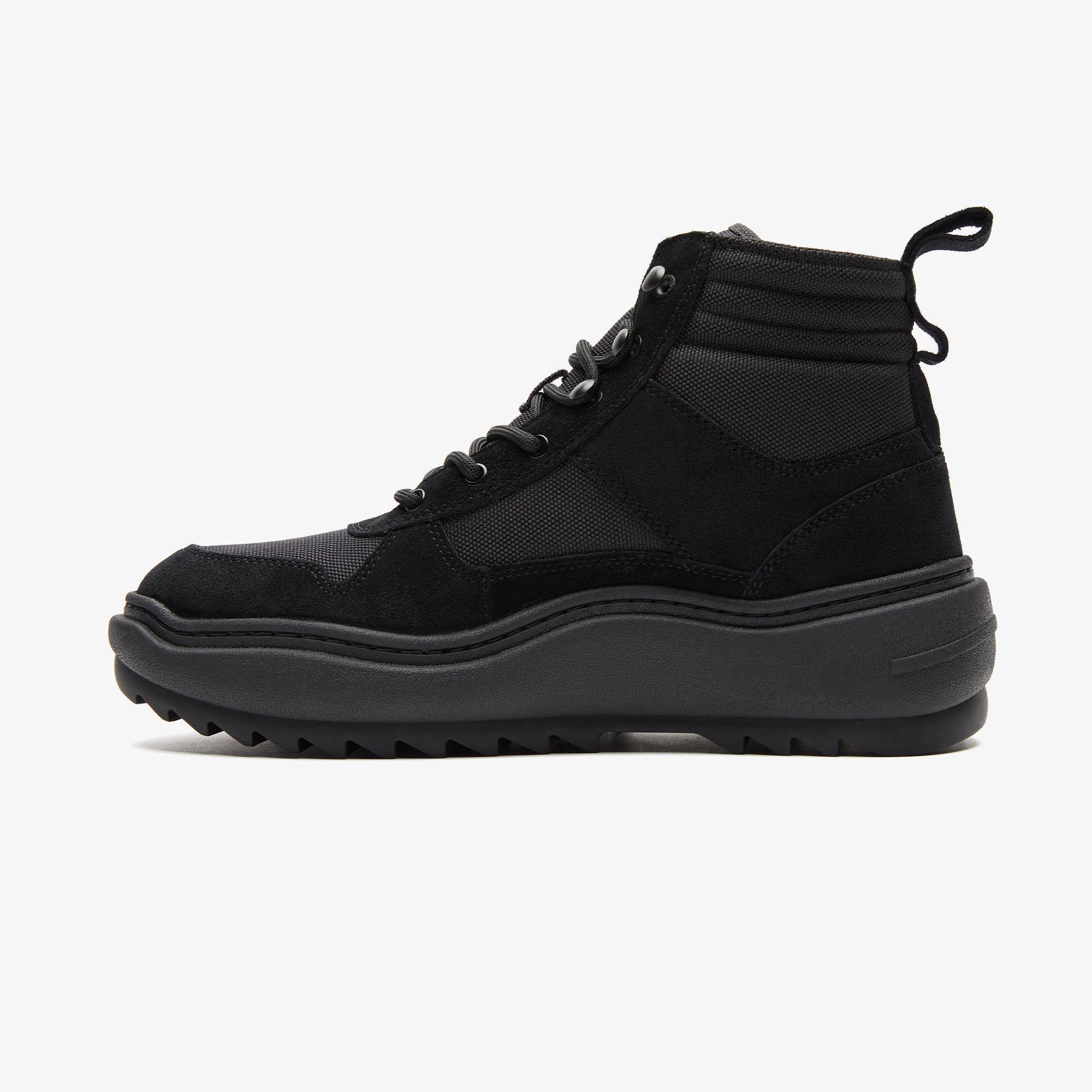 Tommy Hilfiger Mix Material Erkek Siyah Bot