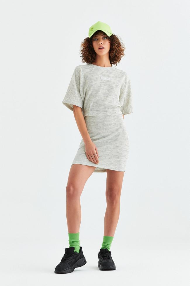  Rockupy Kadın Gea Gri Elbise