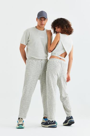  Rockupy Unisex Gali Gri Eşofman Altı